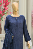 Royal Needlework Luxe by HZ Textiles Embroidered Satin Suit Unstitched 3 Piece 06