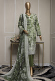 Premium Lawnkari by HZ Textiles Embroidered Lawn Suit Unstitched 3 Piece PLK-1031 - Summer Collection
