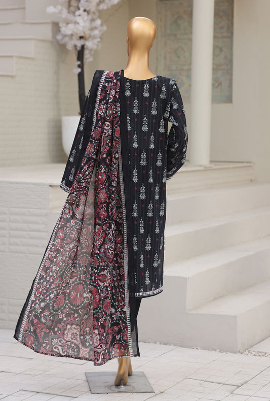 Asasa by HZ Textiles Digital Printed Lawn Suit Unstitched 3 Piece AEC - 1002