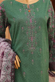 Asasa by HZ Textiles Digital Printed Lawn Suit Unstitched 3 Piece AEC - 1296