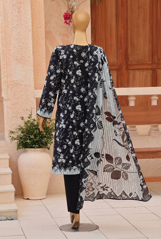 Asasa by HZ Textiles Digital Printed Lawn Suit Unstitched 3 Piece AEC - 1297