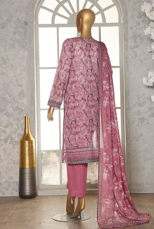Asasa by HZ Textiles Embroidered Lawn Suit Unstitched 3 Piece AEC - 609 - Summer Collection