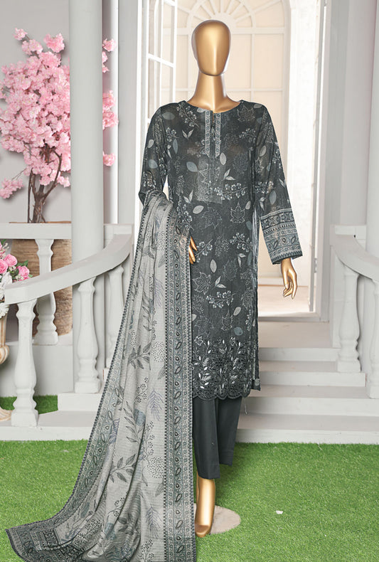 Asasa by HZ Textiles Embroidered Lawn Suit Unstitched 3 Piece AEC - 614 - Summer Collection