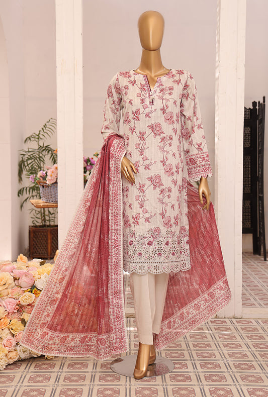 Asasa by HZ Textiles Embroidered Lawn Suit Unstitched 3 Piece AJE - 310 - Summer Collection