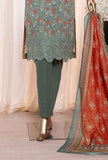 3 Piece Unstitched - Asasa Premium Embroidered Suit- AEL-89 Vol-05