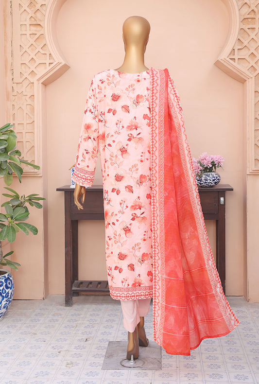 Anmol by HZ Textiles Embroidered Linen Suit Unstitched 3 Piece ALS-1337 - Winter Collection