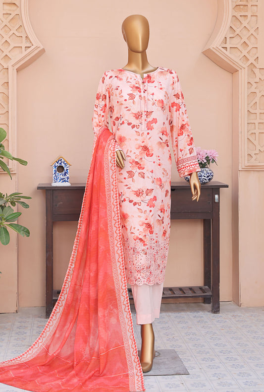 Anmol by HZ Textiles Embroidered Linen Suit Unstitched 3 Piece ALS-1337 - Winter Collection