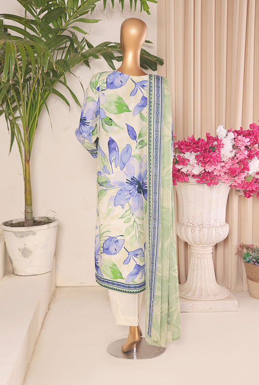 Anmol by HZ Textiles Embroidered Linen Suit Unstitched 3 Piece ALS-1339 - Winter Collection