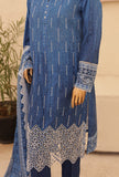 3 Piece Unstitched - Chikankari Embroidered Collection - CEC-772
