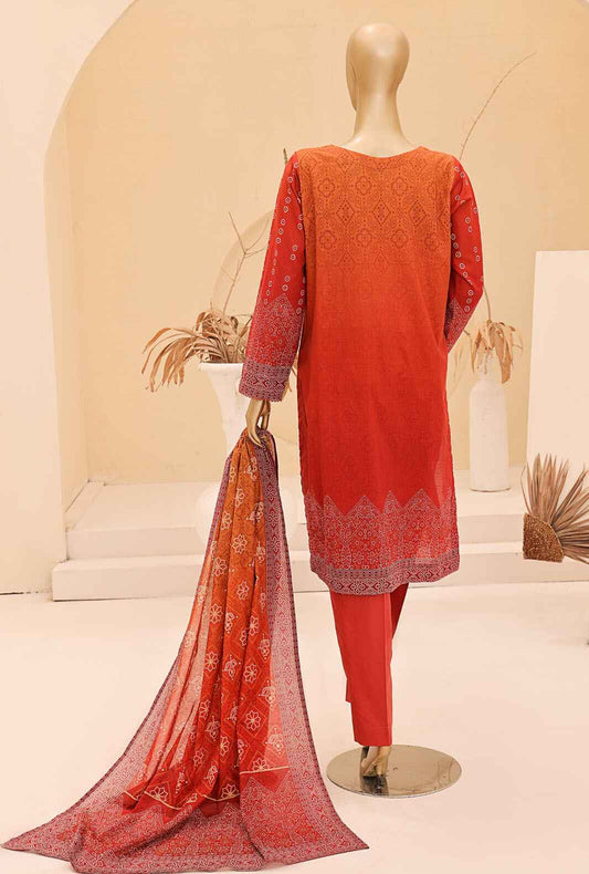 Chunri by HZ Textiles Embroidered Lawn Unstitched 3 Piece Suit CEC-920 - Summer Collection