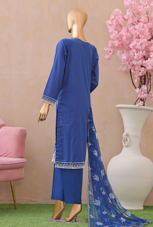 Dynasty by HZ Textiles Embroidered Lawn Suit 3 Piece Unstitched DEC - 01