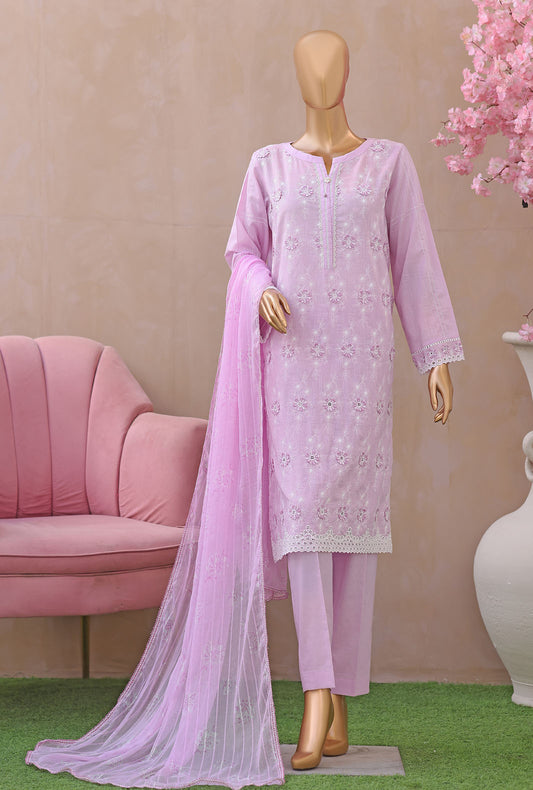 Dynasty by HZ Textiles Embroidered Lawn Suit 3 Piece Unstitched DEC - 08