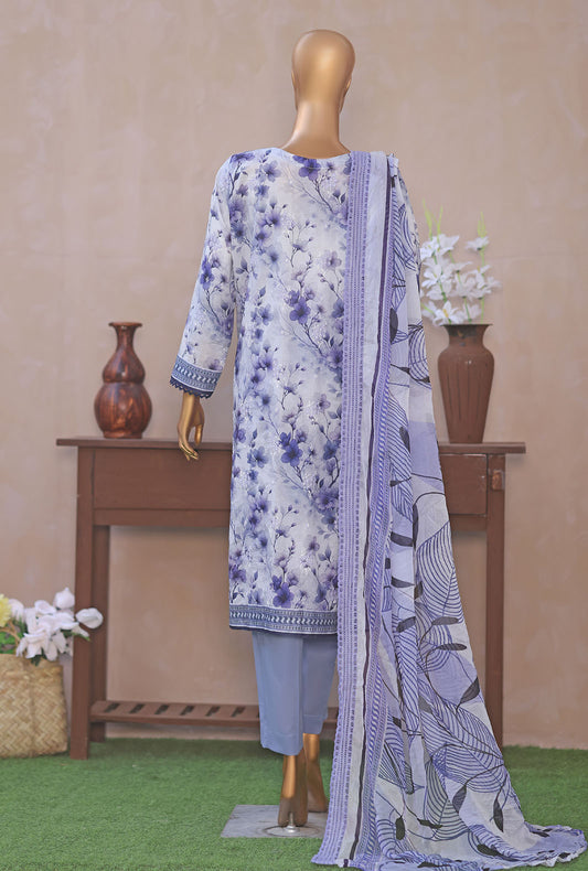 Dhagakari by HZ Textiles Embroidered Lawn Suit Unstitched 3 Piece DEC - 3121
