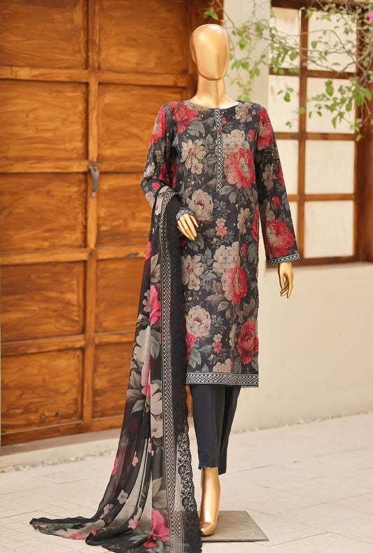 Dhagakari by HZ Textiles Embroidered Lawn Suit Unstitched 3 Piece DEC - 3130