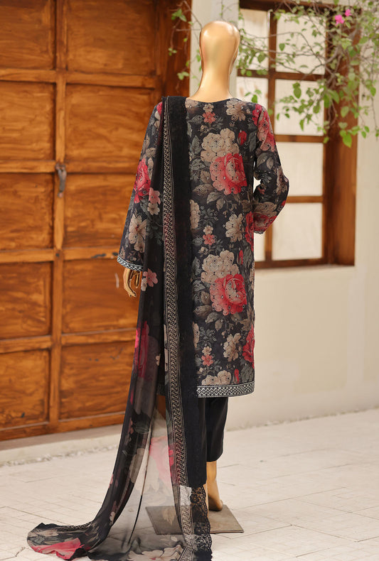 Dhagakari by HZ Textiles Embroidered Lawn Suit Unstitched 3 Piece DEC - 3130