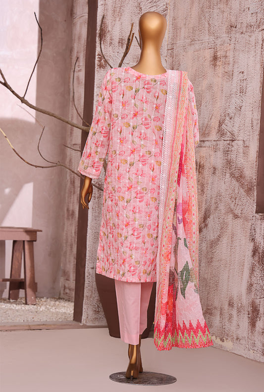 Dhagakari by HZ Textiles Embroidered Lawn Suit Unstitched 3 Piece DEC-599 - Summer Collection