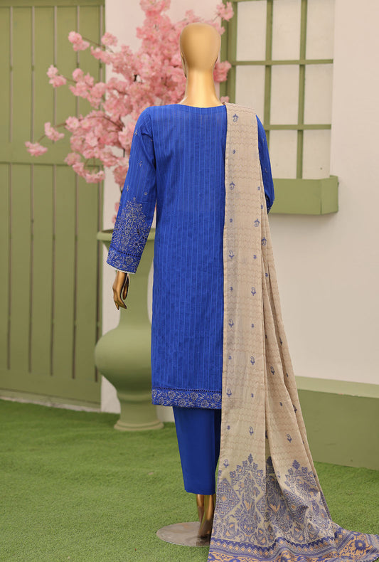 Dynasty by HZ Textiles Embroidered Lawn Suit 3 Piece Unstitched DEC - 7050