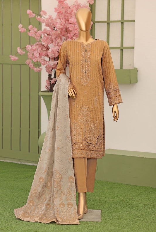 Dynasty by HZ Textiles Embroidered Lawn Suit 3 Piece Unstitched DEC - 7051