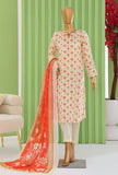 Dhagakari by HZ Textiles Embroidered Cotton Suit Unstitched 3 Piece DEC-101 - Winter Collection