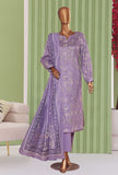 Dhagakari by HZ Textiles Embroidered Cotton Suit Unstitched 3 Piece DEC-105 - Winter Collection