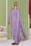 Dhagakari by HZ Textiles Embroidered Cotton Suit Unstitched 3 Piece DEC-105 - Winter Collection