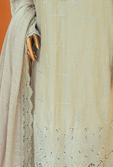 3 Piece Unstitched Dynasty Slub Cotton Suit