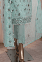 3 Piece Unstitched - Dastan Slub Lawn Embroidered Suit - DSE-S05B V2