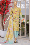 Elegant by HZ Textiles Embroidered Lawn Suit Unstitched 3 Piece EC-1012