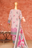 Elegant by HZ Textiles Embroidered Lawn Suit Unstitched 3 Piece EC-1051 Vol-02
