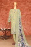 Elegant by HZ Textiles Embroidered Lawn Suit Unstitched 3 Piece EC-1052 Vol-02