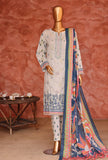 Elegant by HZ Textiles Embroidered Lawn Suit Unstitched 3 Piece EC-1057 Vol-02