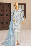 Elite by HZ Textiles Embroidered Lawn Unstitched 3 Piece Suit EC-1284 - Summer Collection