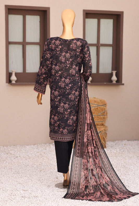 Elite by HZ Textiles Embroidered Lawn Unstitched 3 Piece Suit EC-1286