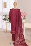 Exclusive by HZ Textiles Embroidered Lawn Suit Unstitched 3 Piece EJC - 7046