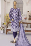 Elite by HZ Textiles Embroidered Lawn Unstitched 3 Piece Suit ELC-218 - Summer Collection