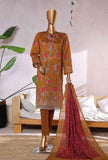 3 Piece Unstitched - Elite Chikankari Lawn Suit - ELC-239