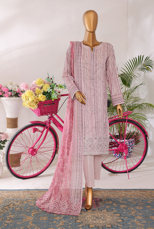 Elite by HZ Textiles Embroidered Lawn Unstitched 3 Piece Suit ELC-804 - Winter Collection