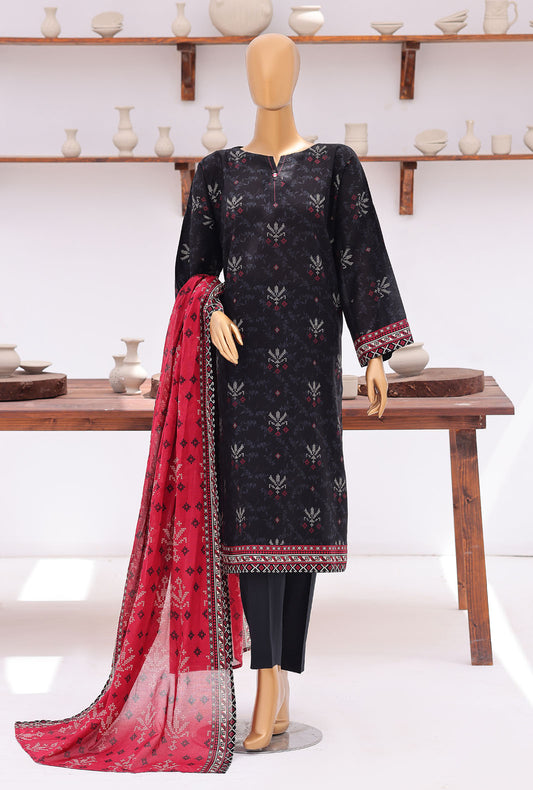 Everyday Prints by HZ Textiles Digital Printed Lawn Suit Unstitched 3 Piece EP - 3323