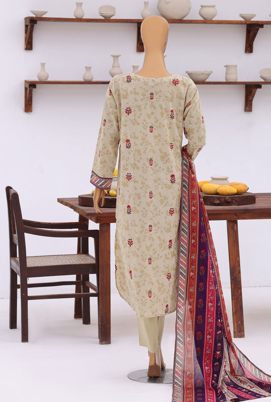 Everyday Prints by HZ Textiles Digital Printed Lawn Suit Unstitched 3 Piece EP - 3324