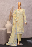 Exclusive by HZ Textiles Printed Lawn Suit Unstitched 3 Piece EPC - 7064