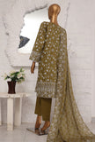 Exclusive by HZ Textiles Embroidered Lawn Suit Unstitched 3 Piece ES-22 - Summer Collection