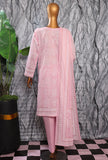 Exclusive Mid Summer by HZ Textiles Embroidered Cotton Suit Unstitched 3 Piece EMC-27 - Summer Collection
