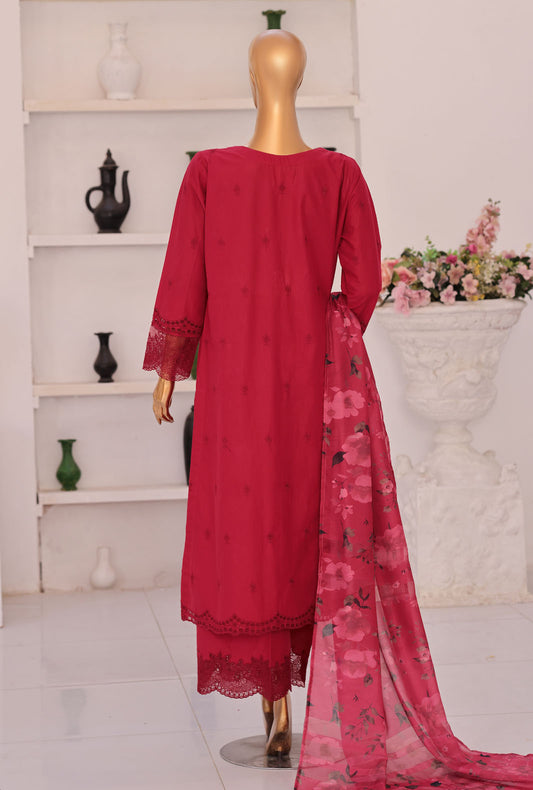Floral Vibes by HZ Textiles Embroidered Lawn Suit Unstitched 3 Piece FVE - 05