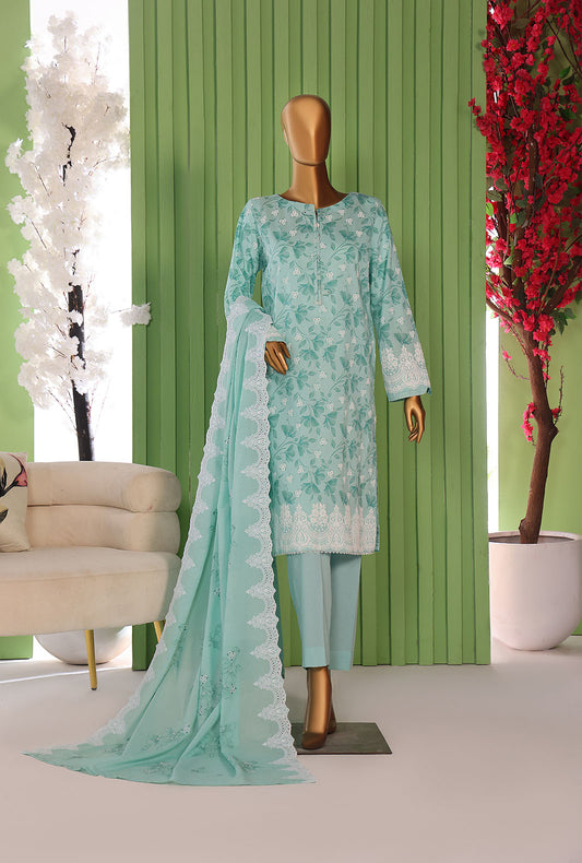 Libas e Khas by HZ Textiles Embroidered Karandi Suit Unstitched 3 Piece LKE - 103