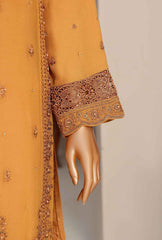 3 Piece Stitched Fasaane HZK-170 Mustard Vol-04