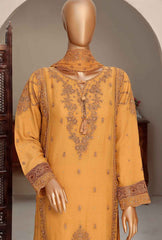 3 Piece Stitched Fasaane HZK-170 Mustard Vol-04