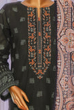 Crosshatch Embroidered Khaddar Unstitched Suit By HZ Textiles- KCE - 3088