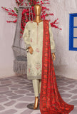 Crosshatch Embroidered Khaddar Unstitched Suit By HZ Textiles- KCE - 3090