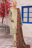 Crosshatch Embroidered Khaddar Unstitched Suit By HZ Textiles- KCE - 3091
