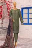 Crosshatch Embroidered Khaddar Unstitched Suit By HZ Textiles- KCE - 3095
